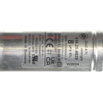 Horeca Parts - Kondensator 8uF - Piece konwekcyjne GGM, Tecnoeka, Hendi KDDTE711SCN, KDMTE511, KDTE511N, KDTE1111N, MKF464GBM-rev.4