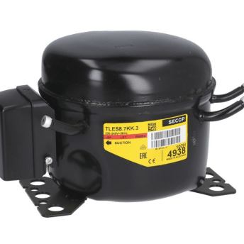 Horeca Parts - Sprężarka chłodnicza R600a typ TLES8.7KK3.3 1/5HP pojemność 87cm³ RSIR/RSCR SECOP 102H4938 220-240V