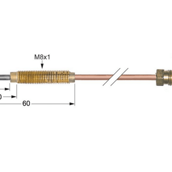 Horeca Parts - Termopara M8x1 dł. 320mm podłączenie do palnika M8x1