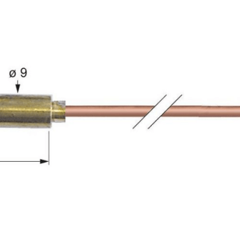 Horeca Parts - Termopara M8x1 dł. 600mm podłączenie do palnika M6x0.5 - Kuchnia gazowa Tecnoinox (5116130)