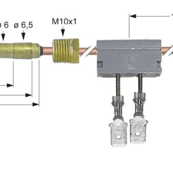 Horeca Parts - Termopara M9x1 L 600 mm z przeywaczem podłączenie M10x1