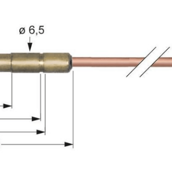 Horeca Parts - Termopara M10x1 L 1200 mm podłączenie 6mm