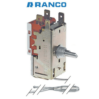 Horeca Parts - Termostat chłodniczy ranco typ k50-l3194 śr. czujki 10mm dł. czujki 40mm kapilara 1870mm