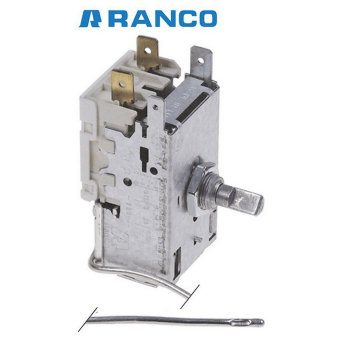 Horeca Parts - Termostat chłodniczy ranco typ k50-p1125 kapilara 1200mm