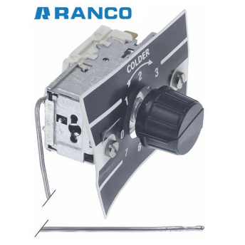 Horeca Parts - Termostat chłodniczy RANCO typ K50-L3231/002 śr. czujki 1,9mm kapilara 1200mm