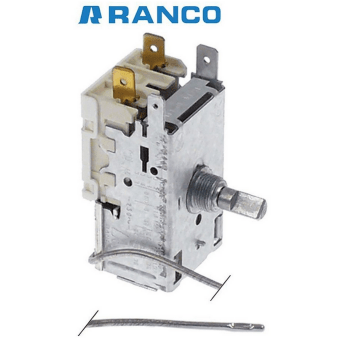 Horeca Parts - Termostat chłodniczy RANCO typ K50-L3421 śr. czujki 2mm kapilara 1200mm