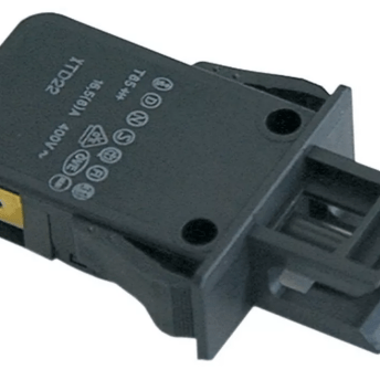 Horeca Parts - Mikroprzełącznik z trzpieniem 400V 16A 2NO podł. męskie 6,3mm czarny - Frytownica elektryczna Tecnoinox (300092)