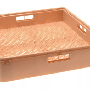 Horeca Parts - Brązowy kosz z wąską siatką 500x500 mm