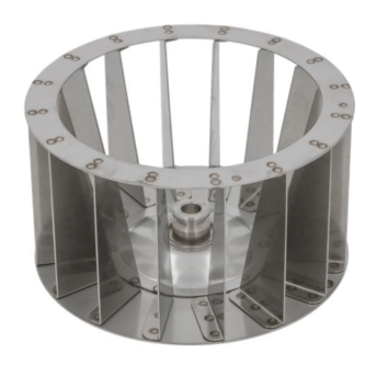 Horeca Parts - Turbina wentylatora 16 łopat śr.1 180mm śr.2 11,5mm śr.3 16mm wys.1 100mm wys.2 30mm - Piec konwekcyjno-parowy gazowy Giorik, Tecnoinox (601202)