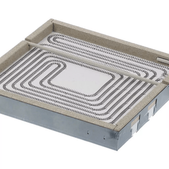 Horeca Parts - Promiennik kwadratowy dł. 300mm szer. 300mm 3500W 240V - Płyta bezpośredniego smażenia SOLID TOP Tecnoinox, Mareno (490159)