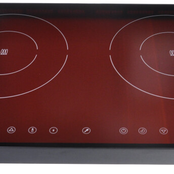Horeca Parts - Górna obudowa z szkłem - Kuchenka indukcyjna podwójna Black Line 2000W+ 1500W Hendi 239414