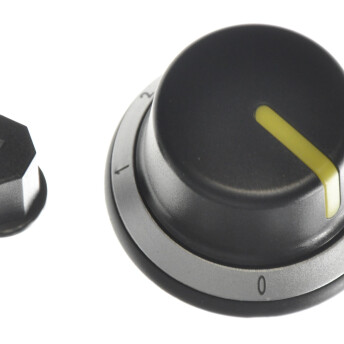 Horeca Parts - Pokrętło termostatu 30-85°C 60mm - Podgrzewacz do talerzy pojedynczy jezdny 400 W 393x581x(H)766 mm Hendi 250167, 250174