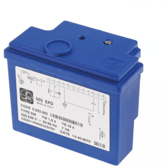 Horeca Parts - Moduł zapłonowy 503 EFD, 2 elektrody, 220–240 V, 50/60 Hz, 7 VA, czas bezpieczeństwa 10 s - Honeywell