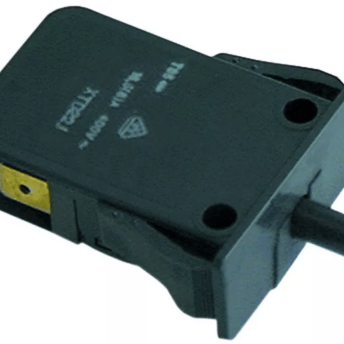 Horeca Parts - Mikroprzełącznik z trzpieniem 400V 16A 2NO podł. męskie 6,3mm czarny - Frytownica elektryczna Tecnoinox, Zanussi (3240439)
