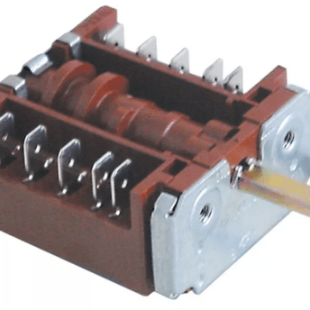 Horeca Parts - Przełączniki krzywkowe 16A sekwencja przełączania 0-1-2-3 konektory męskie 6.3mm