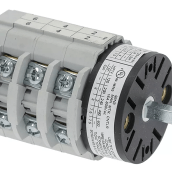 Horeca Parts - Przełącznik obrotowy krzywkowy 4 pozycyjny 1-0-2-3 6-biegunowy typ CS0168341 400V 16A 5x5mm