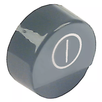 Horeca Parts - Przycisk śr. montażowa 23mm symbol główny wyłącznik szary - Zmywarka Comenda, Elframo (3319678)