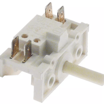 Horeca Parts - Przełącznik obrotowy krzywkowy chwilowy 2 pozycyjny 0-1 2-biegunowy typ ch 400V 16A 6x4,6mm
