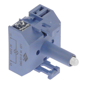 Horeca Parts - Element sygnalizacyjny 230V przezroczysty przyłącze złącze śrubowe LED 230VAC