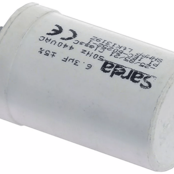Horeca Parts - Kondensator roboczy pojemność 6,3µF 440V dł. 60mm 50Hz (5184336)