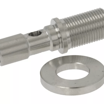 Horeca Parts - Mocowanie wału ramienia płuczącego poz. górna wał ø 10mm ø 26mm wys. 43,5mm gwint m12x1 gwint l 16mm - Zmywarka uniwersalna Aristarco