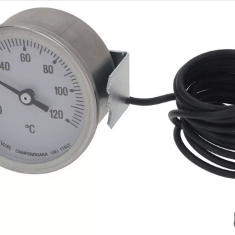 Horeca Parts - Termometr śr. mocowania 52mm temp. max 120°C od 0 do 120°C śr. czujki 6,5mm dł. czujki 28mm - Zmywarka tunelowa Comenda (3441091)