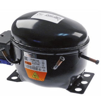 Horeca Parts - Sprężarka chłodnicza r600A typ hvm67aa 220/240V 50Hz 7,5kg pobór mocy 109W rsir h 180mm