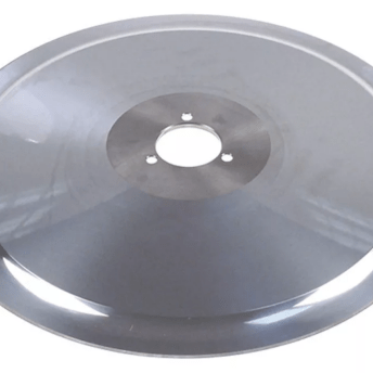 Horeca Parts - Nóż krajalnicy śr. zew. 330mm śr. wew. 275mm śr. mocowania 740mm wys. 17mm 3 otwory montażowe C45