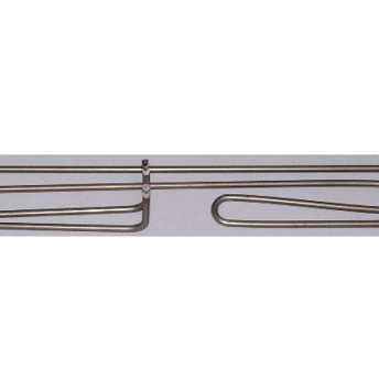 Horeca Parts - Grzejnik 1250W 230V L 470mm L1 230mm Podłączenie wtyczka płaska 6.3mm rura ø 6.5mm HK 1