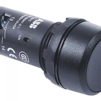 Horeca Parts - Przycisk śr. montażowa 22mm 300V 5A 2NO czarny - Pakowarka próżniowa Henkelman