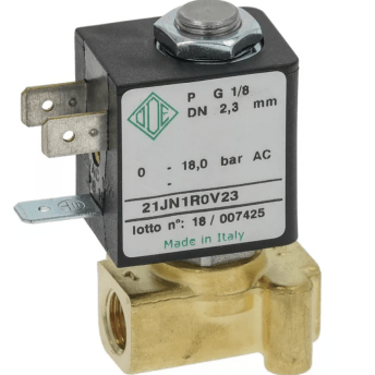 Horeca Parts - Elektrozawór 2-drożny ODE, przyłącze ø 1/8 cala, napięcie 230 V, moc 5 W