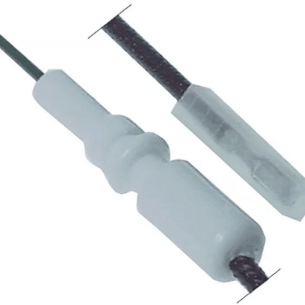 Horeca Parts - Elektroda zapłonowa L1 17mm do zaciskania przyłącze F 2,8x0,8mm długość kabla 1380mm