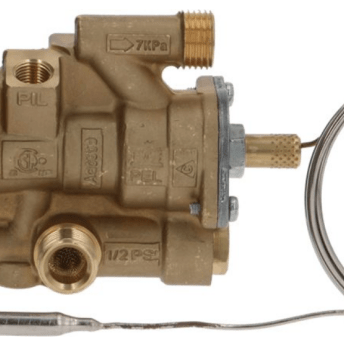 Horeca Parts - Regulator gazu z termostatem typ 25ST 100-300°C wlot gazu M16x1,5 (rura o średnicy 10mm) - PEL