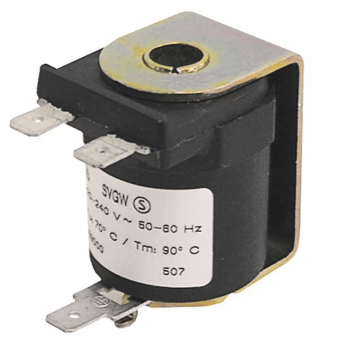 Horeca Parts - Cewka magnetyczna przyłącze, wtyk płaski 6,3mm 220-240VAC Müller