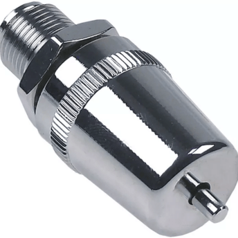 Horeca Parts - Zawór odpowietrzający rozmiar gwintu 3/8" GZ chromowana L 37mm rozmiar klucza 24