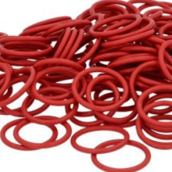 Horeca Parts - Uszczelka O-ring 04118 z czerwonego silikonu – grubość 3,53 mm, średnica wewnętrzna 29,74 mm