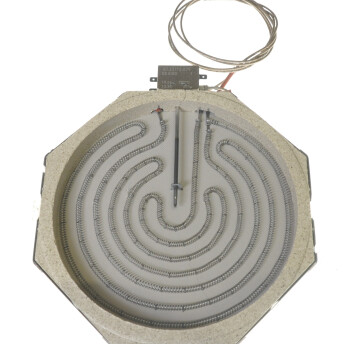 Horeca Parts - Promiennik śr. 250mm szer. 300mm wys. 40mm 2500W 230V - Taboret elektryczny MBM EVC4F77, EVC26, EVC46, EVC277, EVC477, MG7EVC277, MG7EVC477