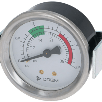 Horeca Parts - Manometr, Gwint 1/8”, ø 60 mm, Zakres ciśnienia 0-2,5 bara