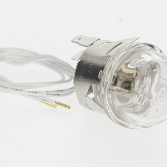 Horeca Parts - Lampa piekarnika  12V (Gniazdo G4, Średnica montażowa 35,5 mm, Przewód połączeniowy 450 mm) - Piece do pizzy Angelo PO, Italforni (G357162)