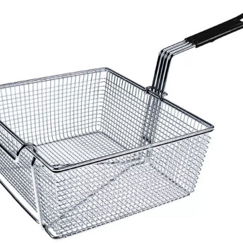 Horeca Parts - Kosz do frytkownicy, stal nierdzewna, szerokość 280 mm, długość 250 mm, wysokość 120 mm, waga 1,20 kg - Fagor