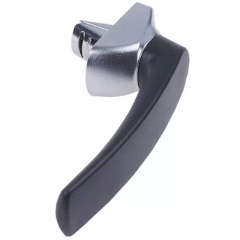 Horeca Parts - Klamka dł. 160mm szer. 39mm wys. 65mm dł. sprężyny 30mm czarna matowa chrom plastikowa - Piece Moretti Forni
