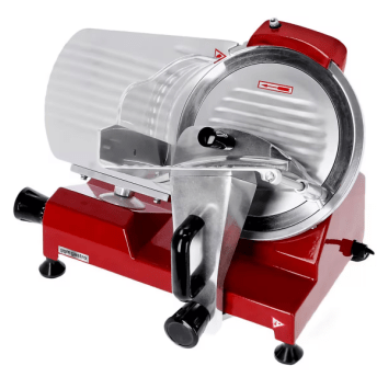 Horeca Parts - Automatyczna krajalnica - 120W - Noże: Ø 220mm - Kolor Czerwony - GGM Gastro (AMH220R)