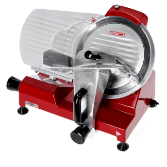 Horeca Parts - Krajalnica - 150 W - Nóż: Ø 250 mm - Czerwony - GGM Gastro (AMH250R)