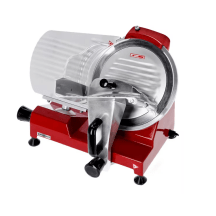 Horeca Parts - Automatyczna krajalnica - 250W - Noże: Ø 300mm - Kolor Czerwony - GGM Gastro (AMH300R)
