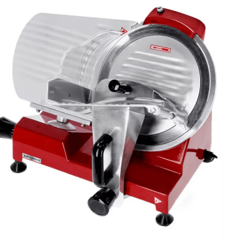 Horeca Parts - Automatyczna krajalnica - 250W - Noże: Ø 300mm - Kolor Czerwony - GGM Gastro (AMH300R)