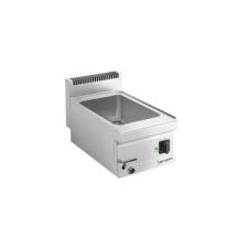 Horeca Parts - Bemar wodny elektryczny - nastawny - 1,2kW - 1x GN 1/3 + 1x GN 1/2 - z zaworem spustowym - GGM Gastro