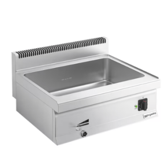 Horeca Parts - Bemar wodny elektryczny - nastawny - 1,2kW - 1x GN 1/1 + 3x GN 1/9 - z zaworem spustowym - GGM Gastro