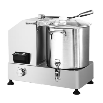 Horeca Parts - Szatkownica do warzyw - 6 litrów - 1,8 kW - 230 V - 986-2470 obr/min - GGM Gastro (CUH6N)