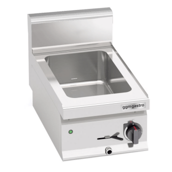Horeca Parts - Bemar wodny elektryczny - nastawny - 700W - 3x GN 1/4 - z zaworem spustowym - GGM Gastro
