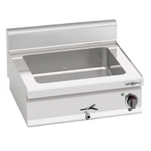Horeca Parts - Bemar wodny elektryczny - nastawny - 1,2kW - 6x GN 1/4 - z zaworem spustowym - GGM Gastro